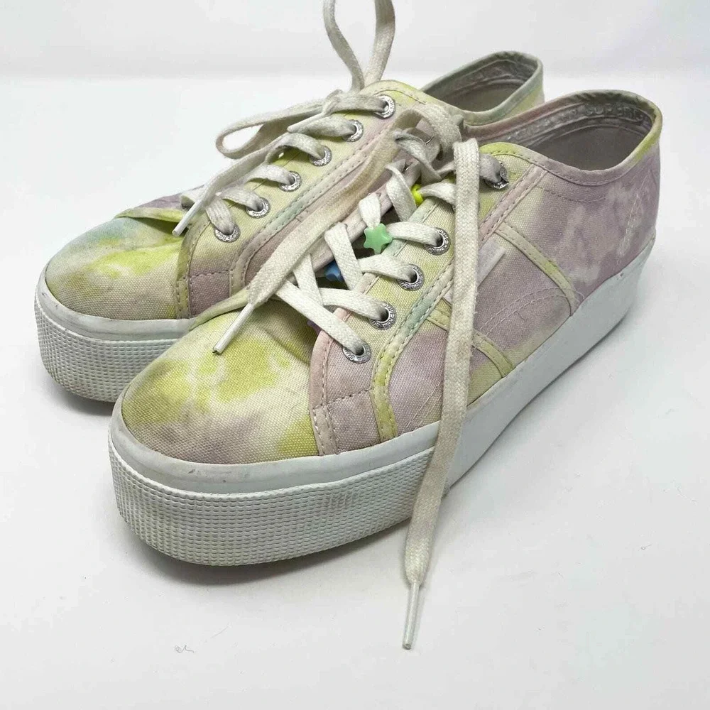SUPERGA Tie Dye Platform‎ Sneakers